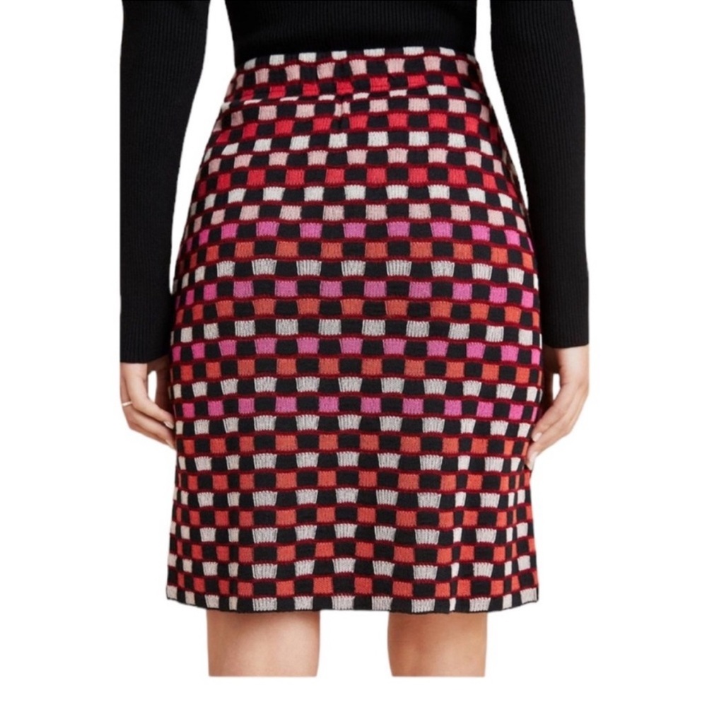 Anthropologie/Aldomartins Checkered Women's Knit Skirt, Size Small, EUC - Picture 3 of 6